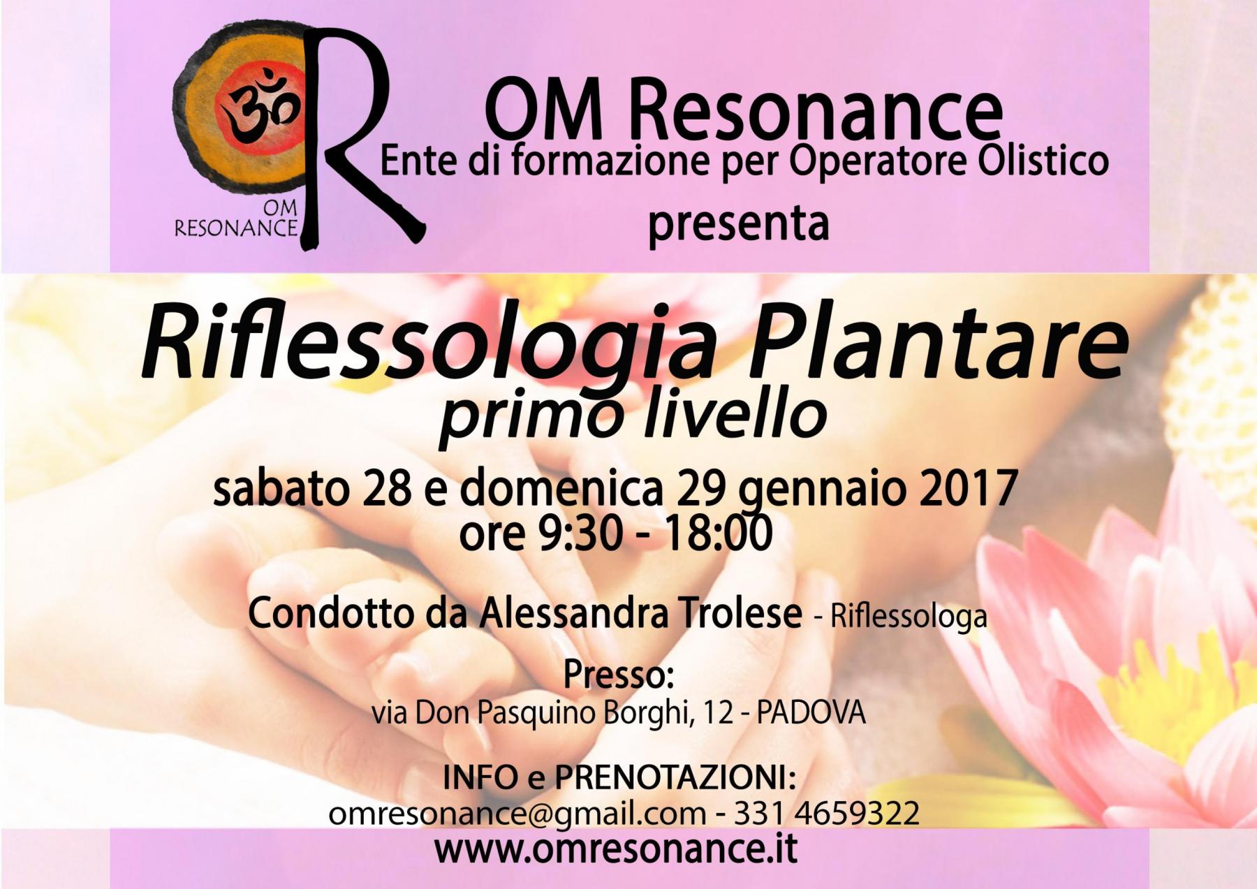riflessologia plantare padova om resonance