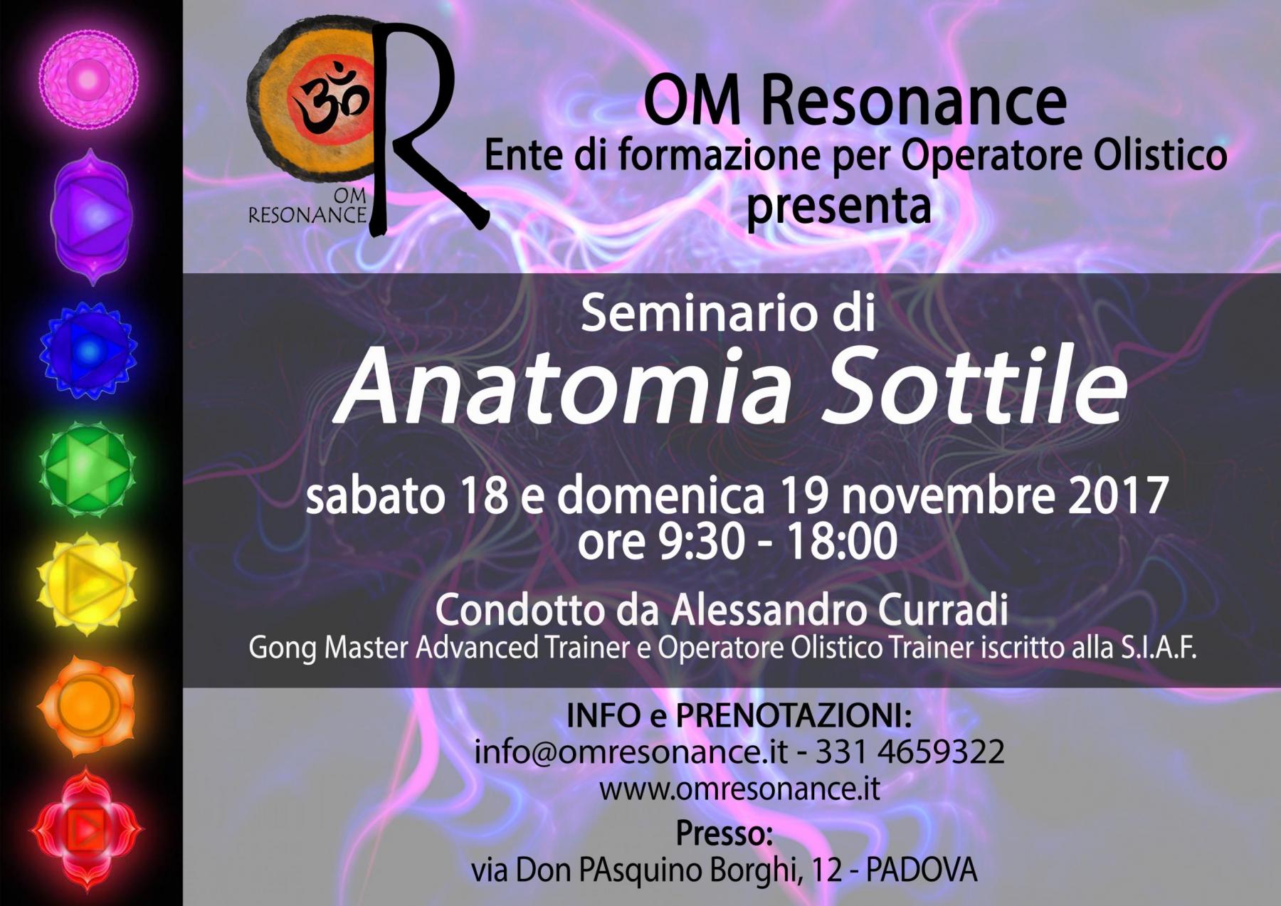 anatomia sottile novembre 2017 PADOVA