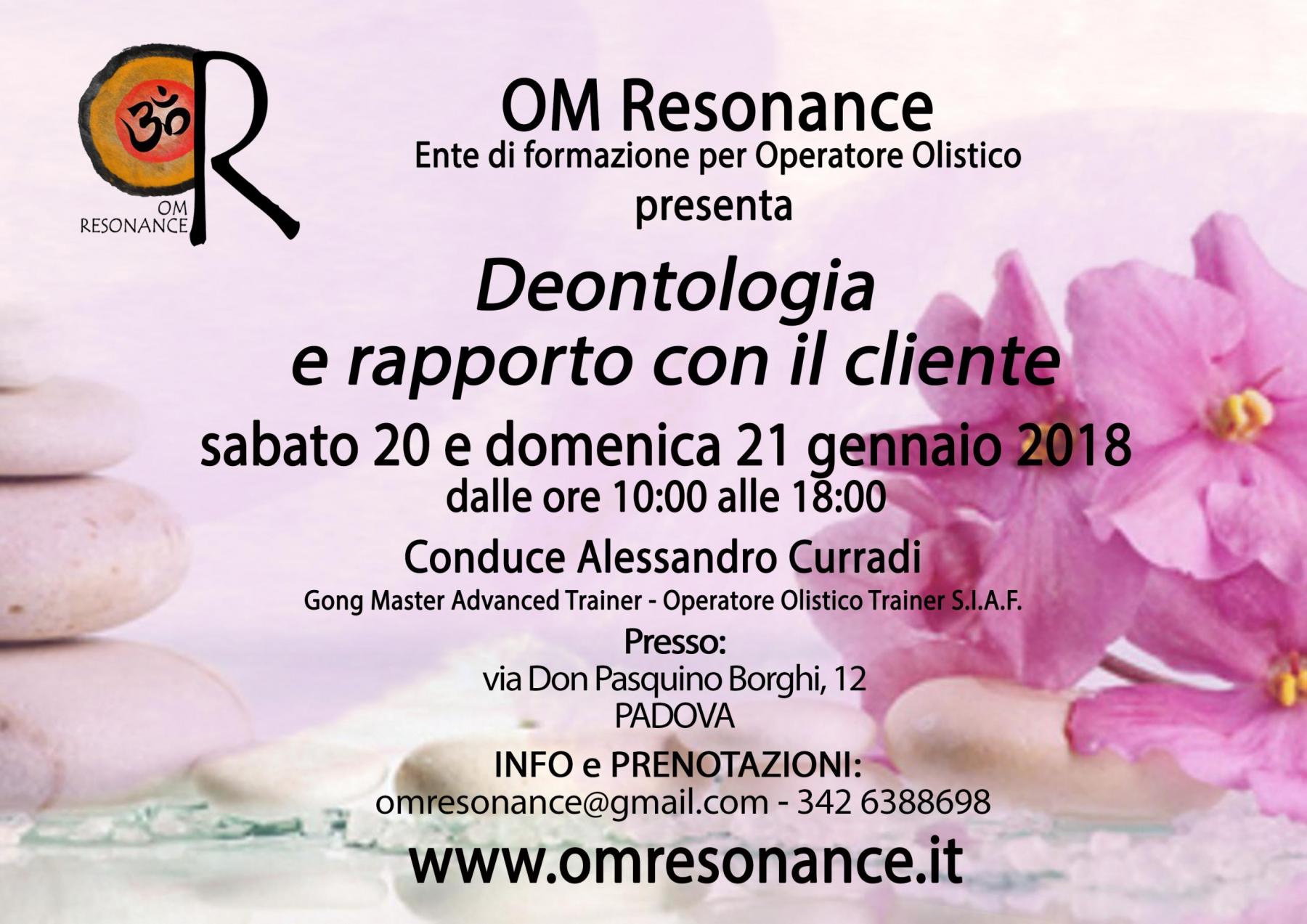 Padova deontologia e rapporto con il cliente