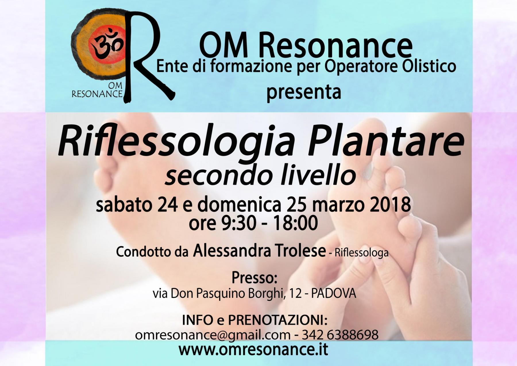 PADOVA riflessologia plantare 2 OM Resonance