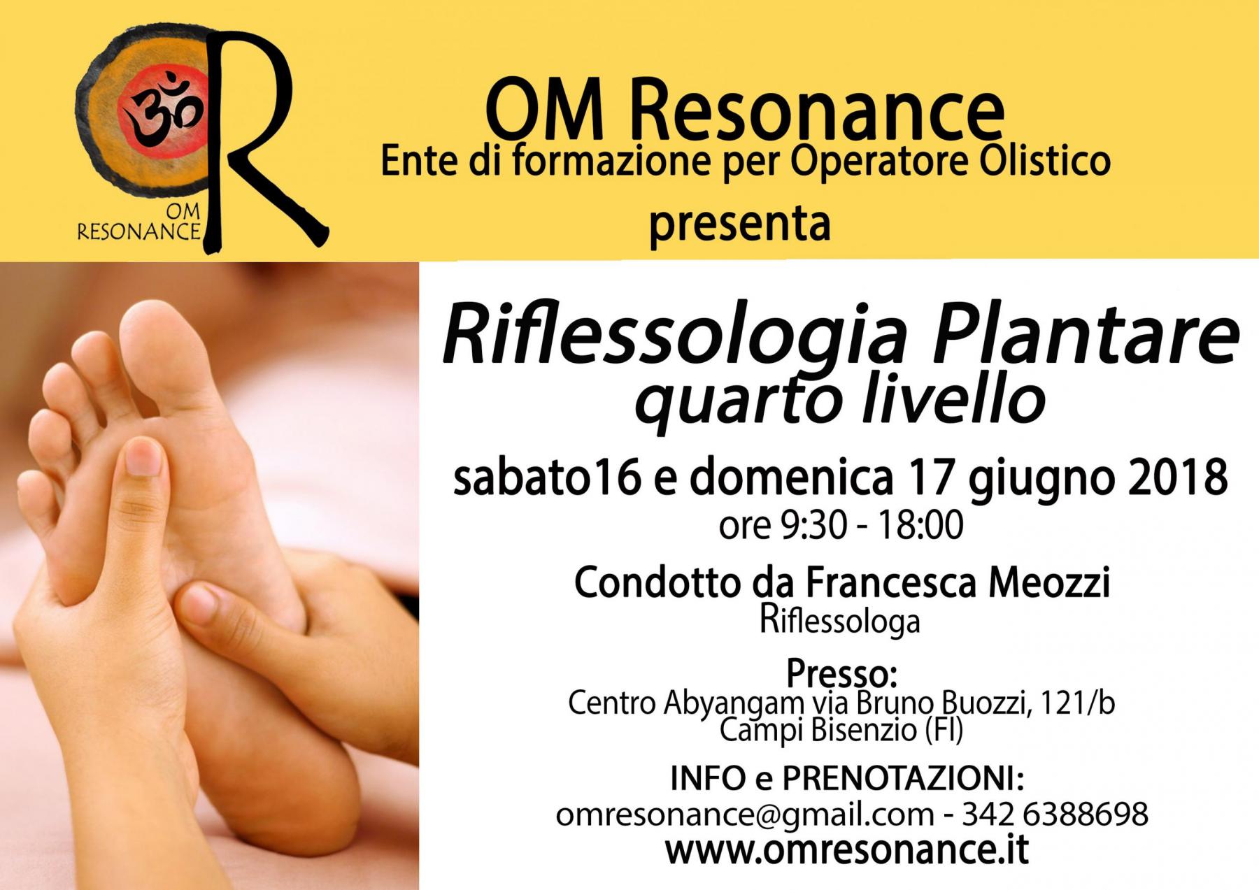 Riflessologia Plantare Firenze OM Resonance