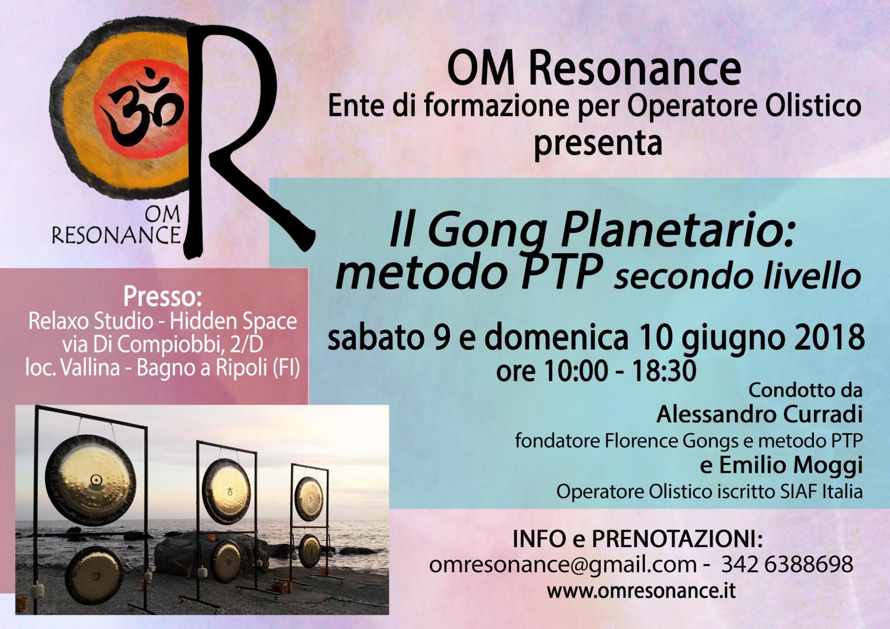 gong planetario secondo livello om resonance firernze