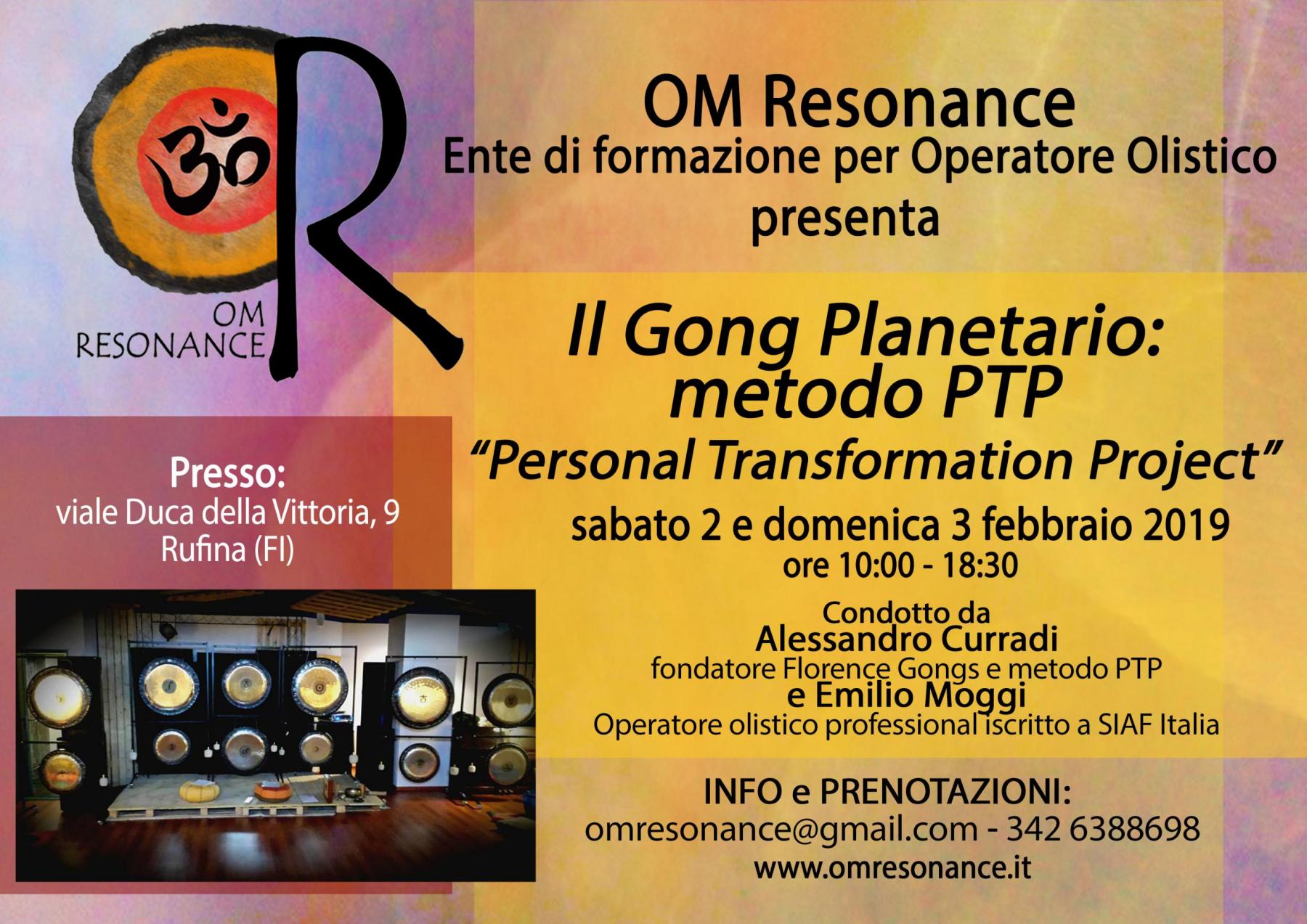 gong planetario alessandro curradi om resonance