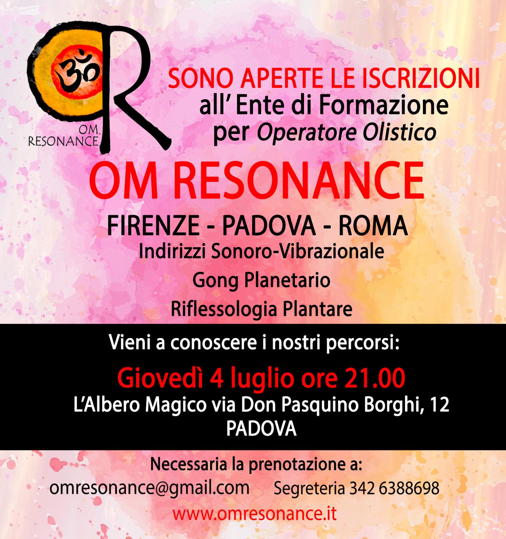 scuola operatore olistico formazione operatore olistico riflessologia plantare gong planetario sonoro-vibrazionale